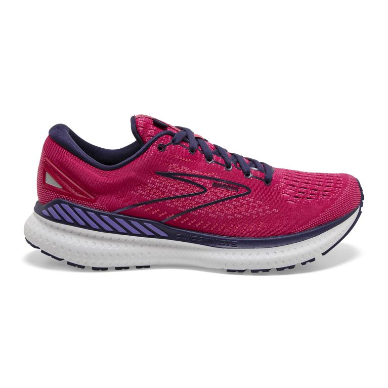 Brooks Glycerin GTS 19 Max-Cushion Road Running Shoes - Women's - Burgundy Barberry/Purple/navy/Caly